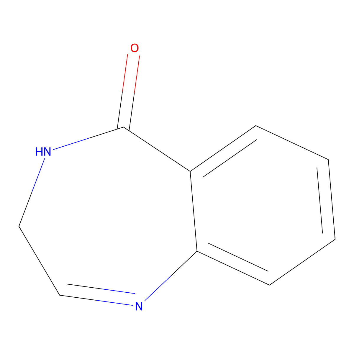 3H-Benzo[e][1,4]diazepin-5(4H)-one molecular structure, CAS 40078-07-7