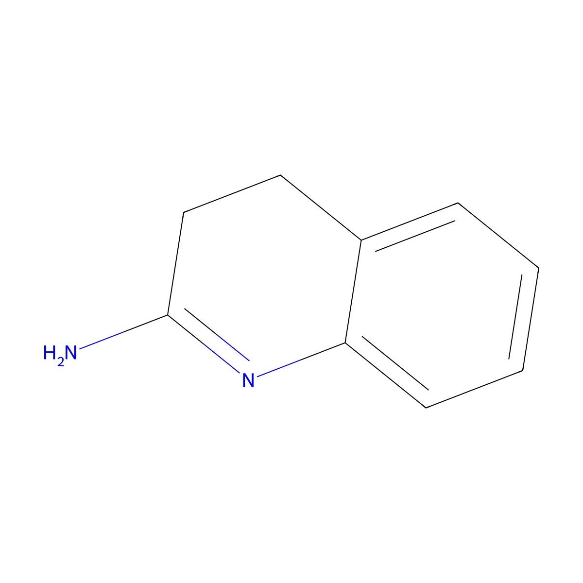 3,4-Dihydroquinolin-2-amine molecular structure, CAS 4008-62-2