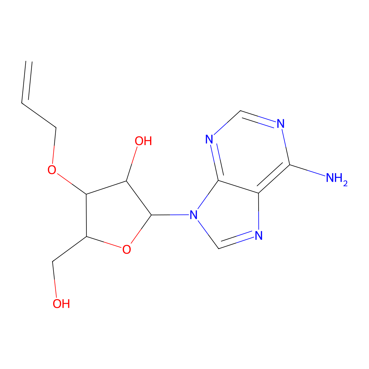 3'-O-Allyladenosine molecular structure, CAS 400820-99-7