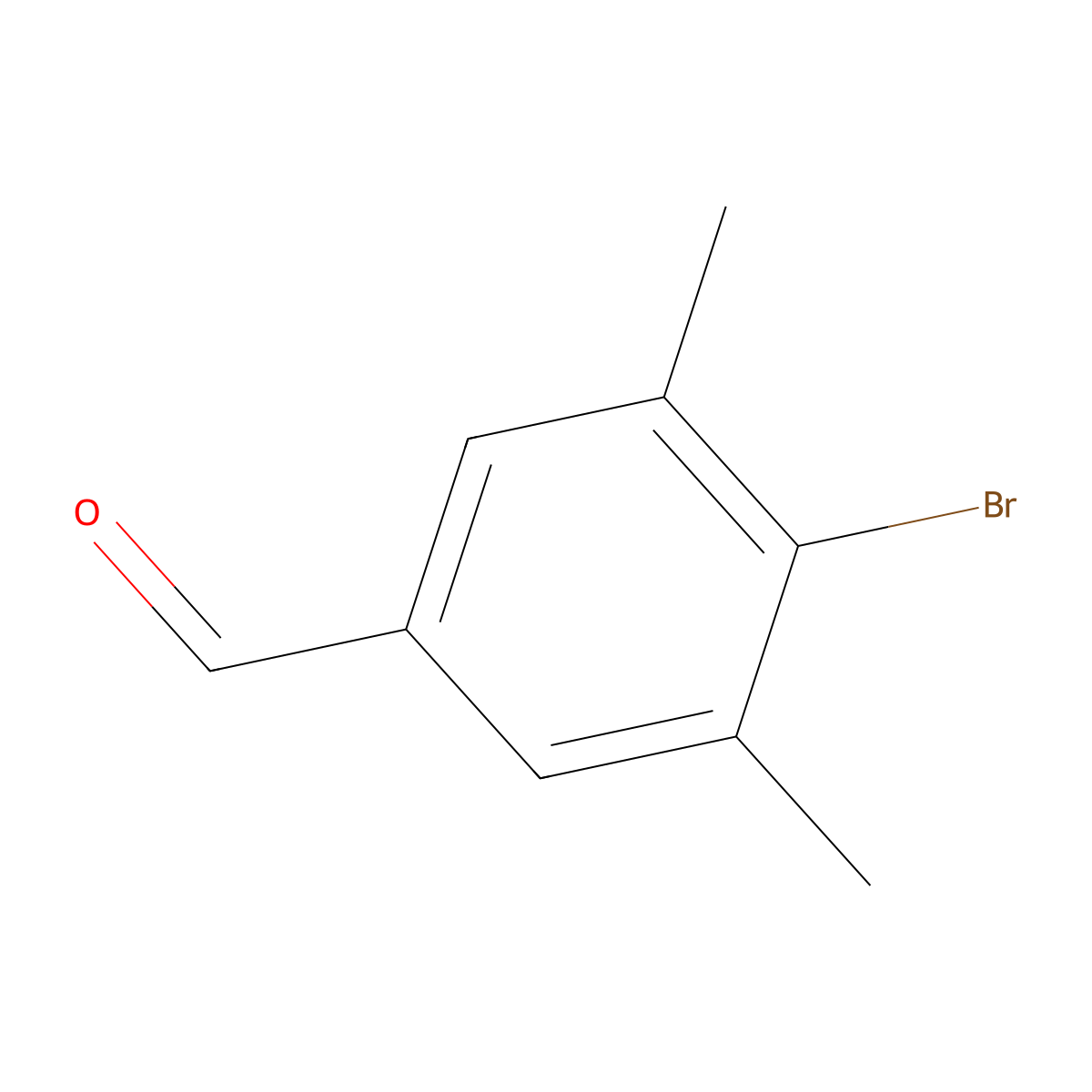 4-Bromo-3,5-dimethylbenzaldehyde molecular structure, CAS 400822-47-1