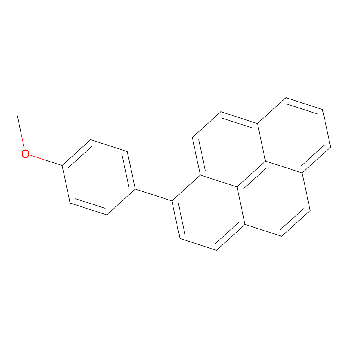 1-(4-Methoxyphenyl)pyrene molecular structure, CAS 400822-67-5