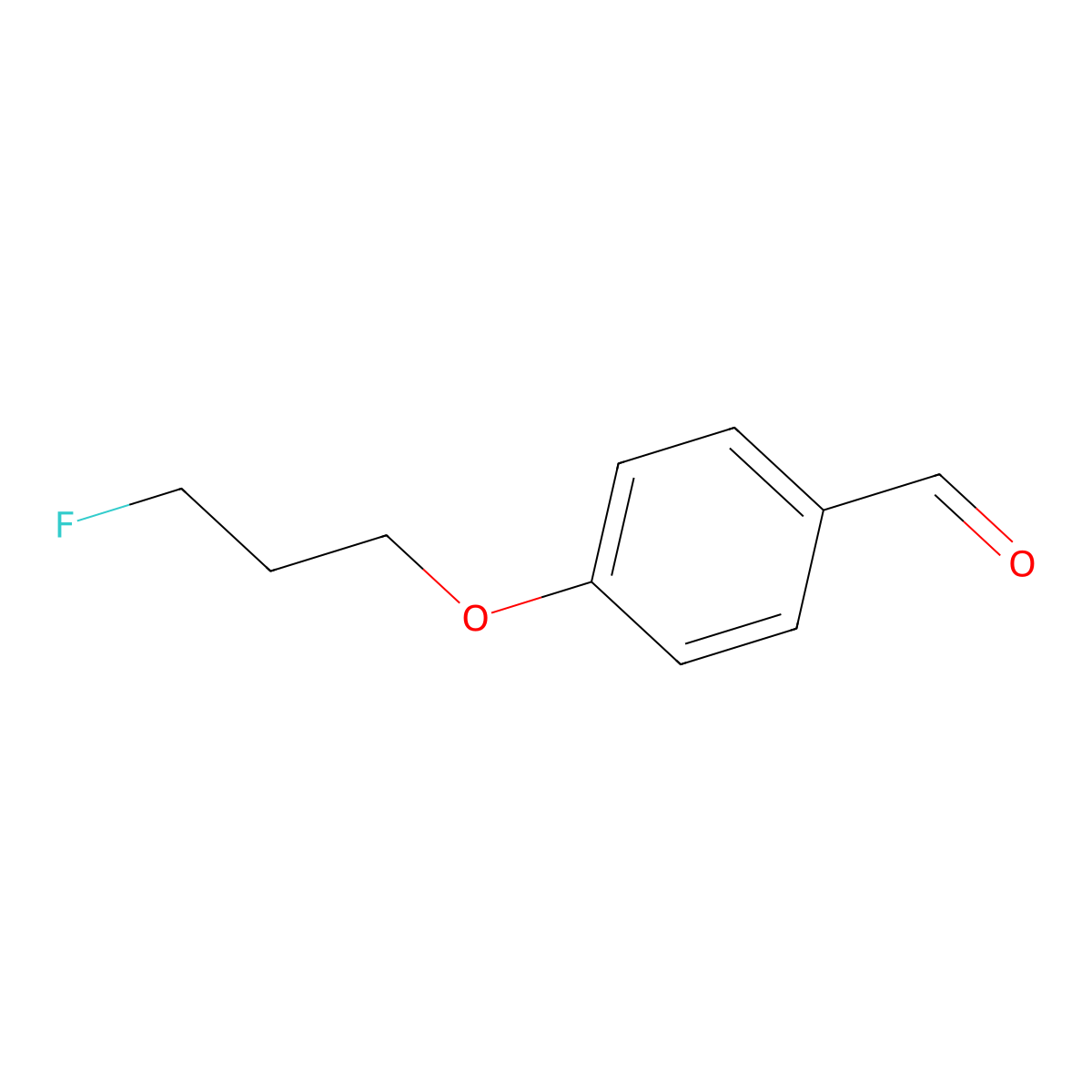 4-(3-Fluoropropoxy)benzaldehyde molecular structure, CAS 400825-68-5