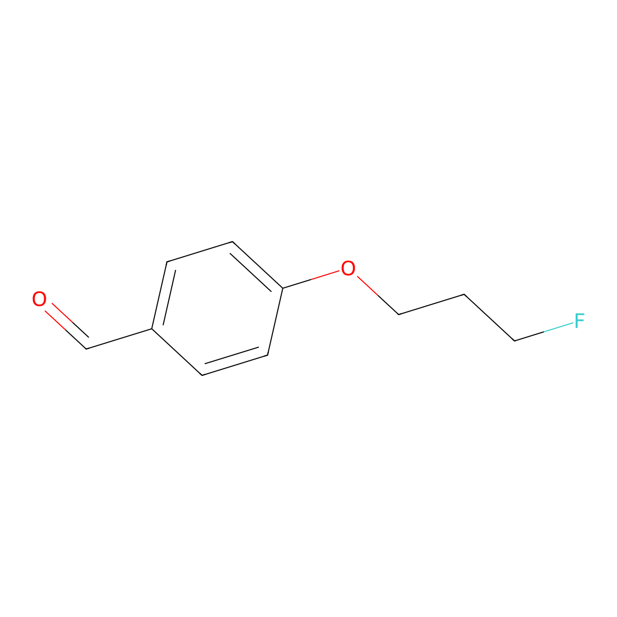 4-(3-Fluoropropoxy)benzaldehyde molecular structure, CAS 400825-68-5