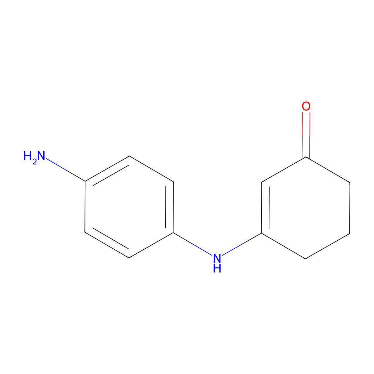 3-((4-Aminophenyl)amino)cyclohex-2-EN-1-one molecular structure, CAS 400873-20-3