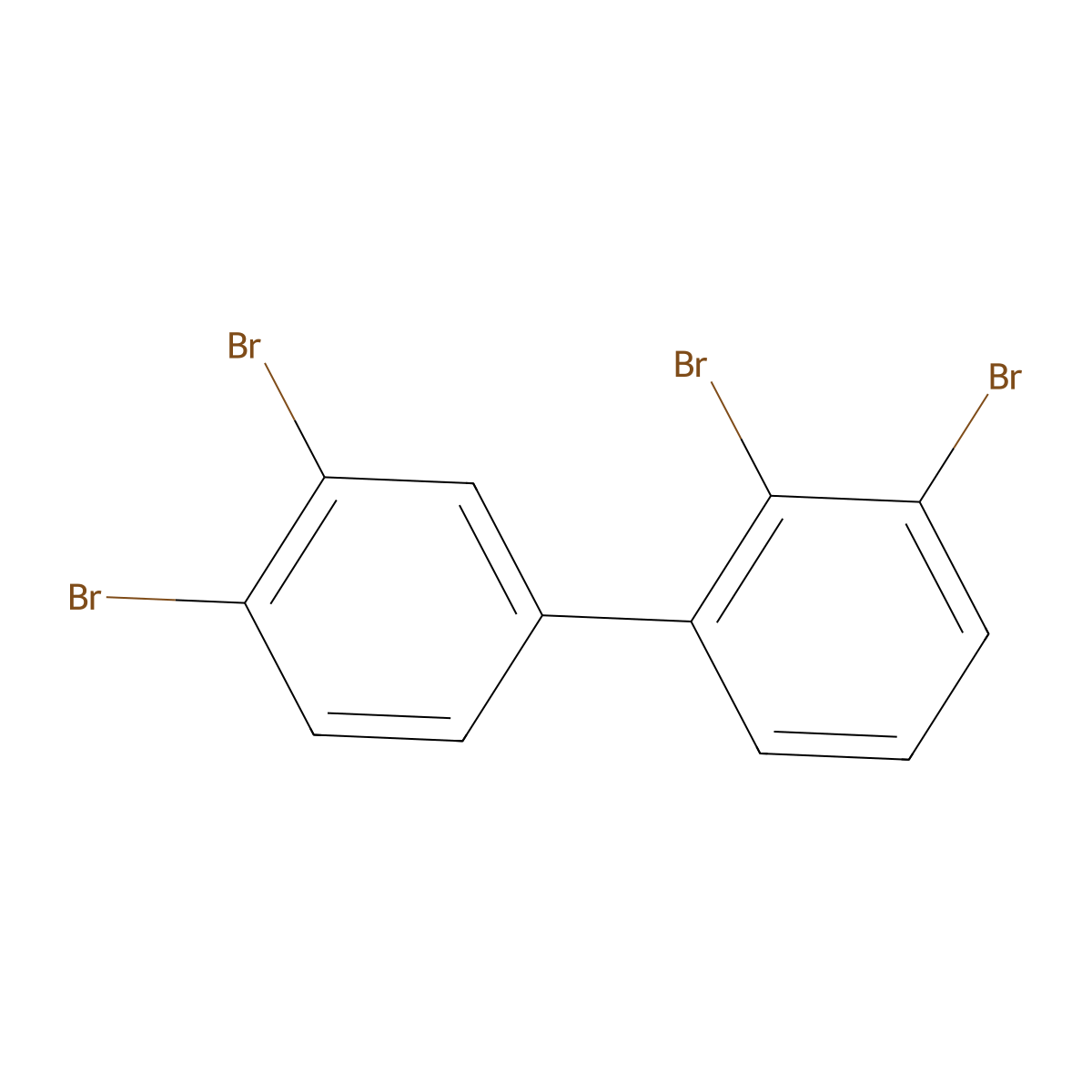 Tetrabromobiphenyl molecular structure, CAS 40088-45-7