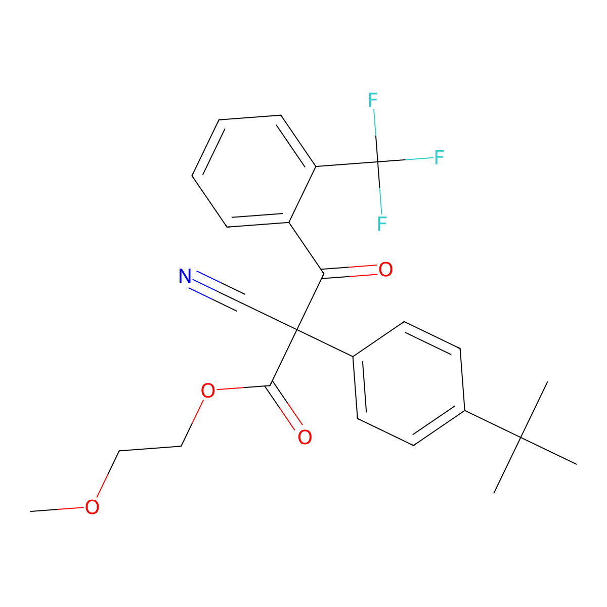 Cyflumetofen molecular structure, CAS 400882-07-7