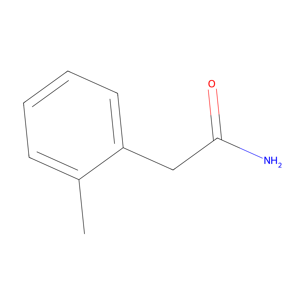 2-(2-Methylphenyl)acetamide molecular structure, CAS 40089-14-3