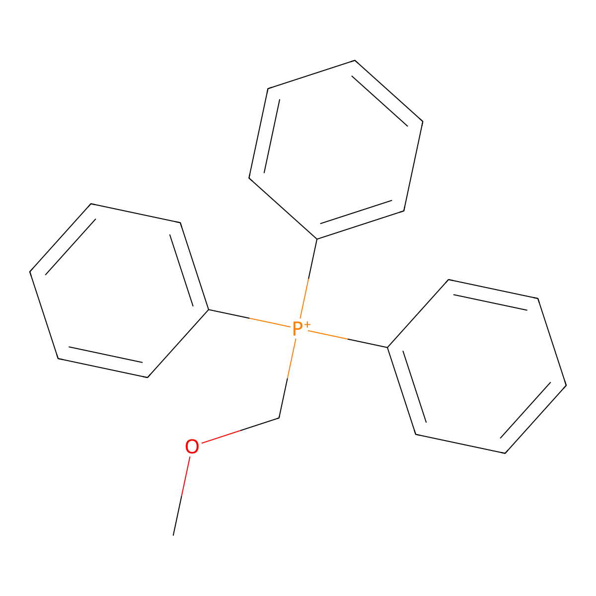 (Methoxymethyl)triphenylphosphonium chloride molecular structure, CAS 4009-98-7
