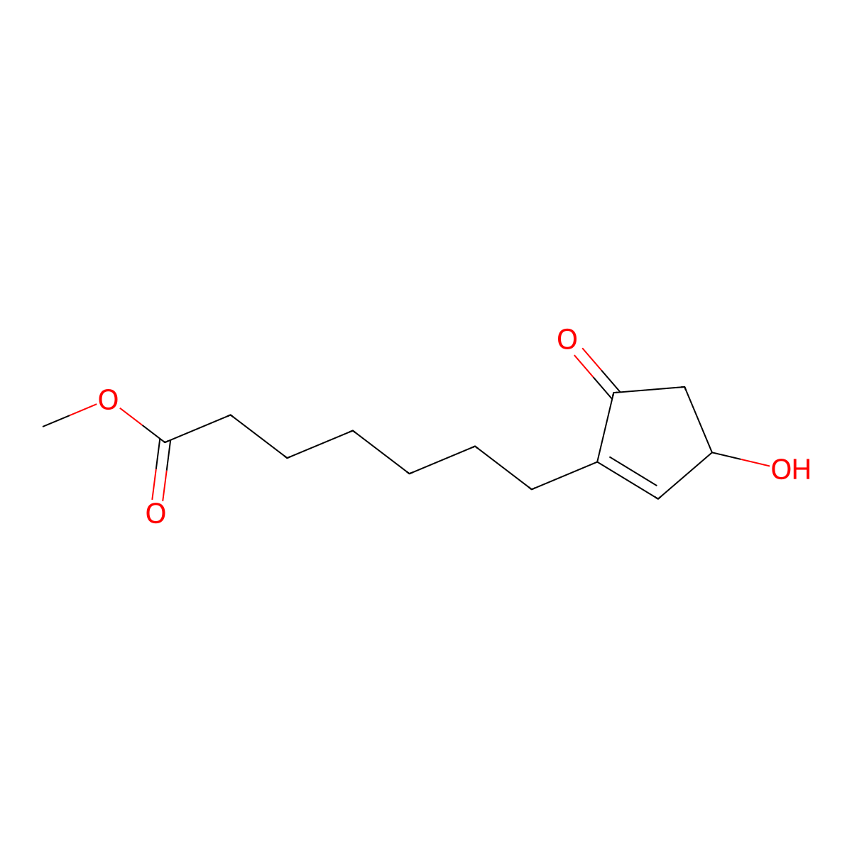 Norprostol molecular structure, CAS 40098-26-8