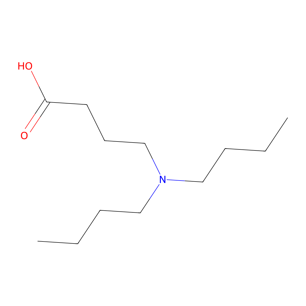 4-(Dibutylamino)butanoic acid molecular structure, CAS 40099-33-0