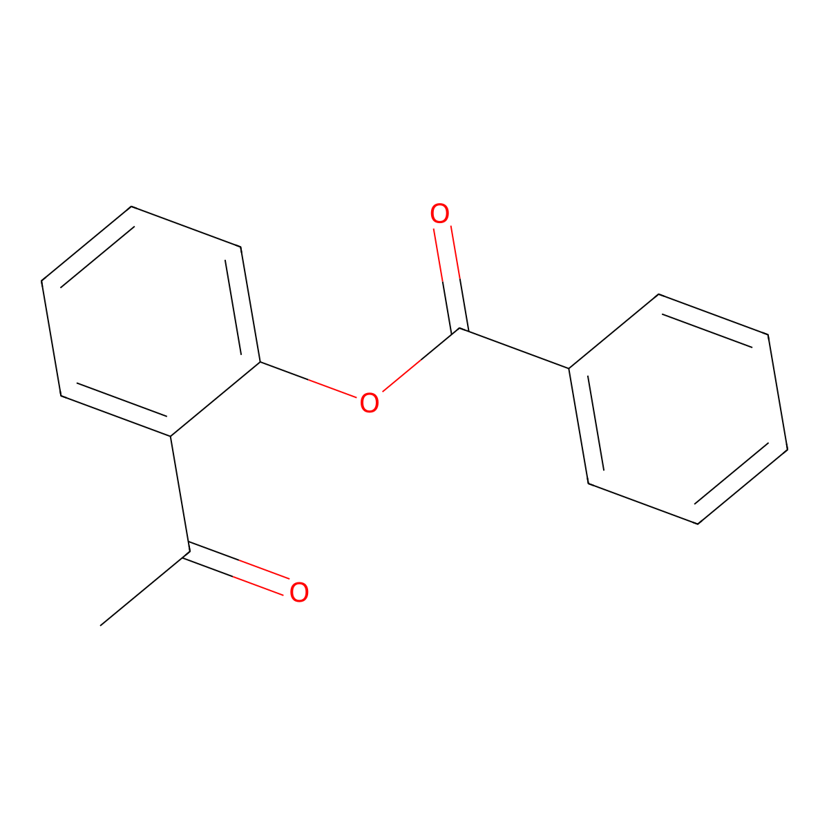 Ethanone, 1-[2-(benzoyloxy)phenyl]- molecular structure, CAS 4010-33-7