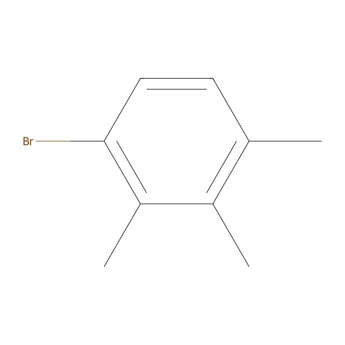 1-Bromo-2,3,4-trimethylbenzene molecular structure, CAS 40101-33-5