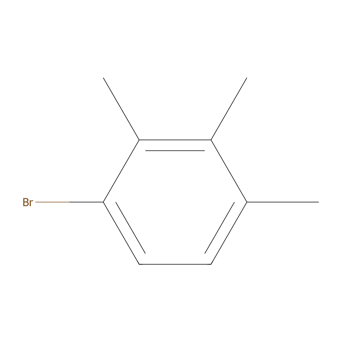 1-Bromo-2,3,4-trimethylbenzene molecular structure, CAS 40101-33-5