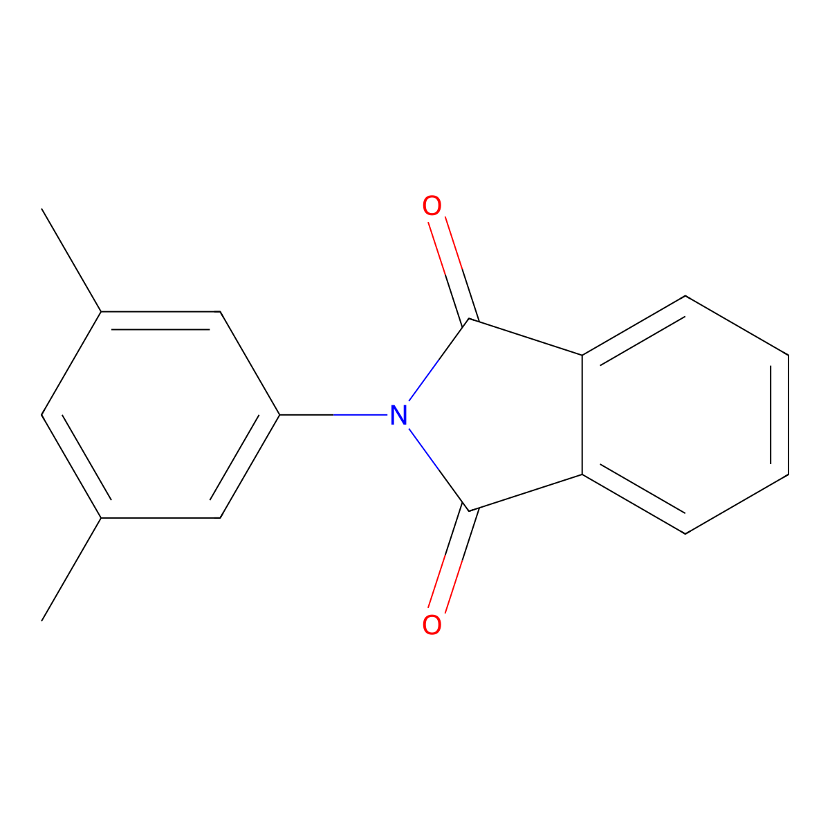 2-(3,5-dimethylphenyl)-1H-isoindole-1,3(2H)-dione molecular structure, CAS 40101-45-9