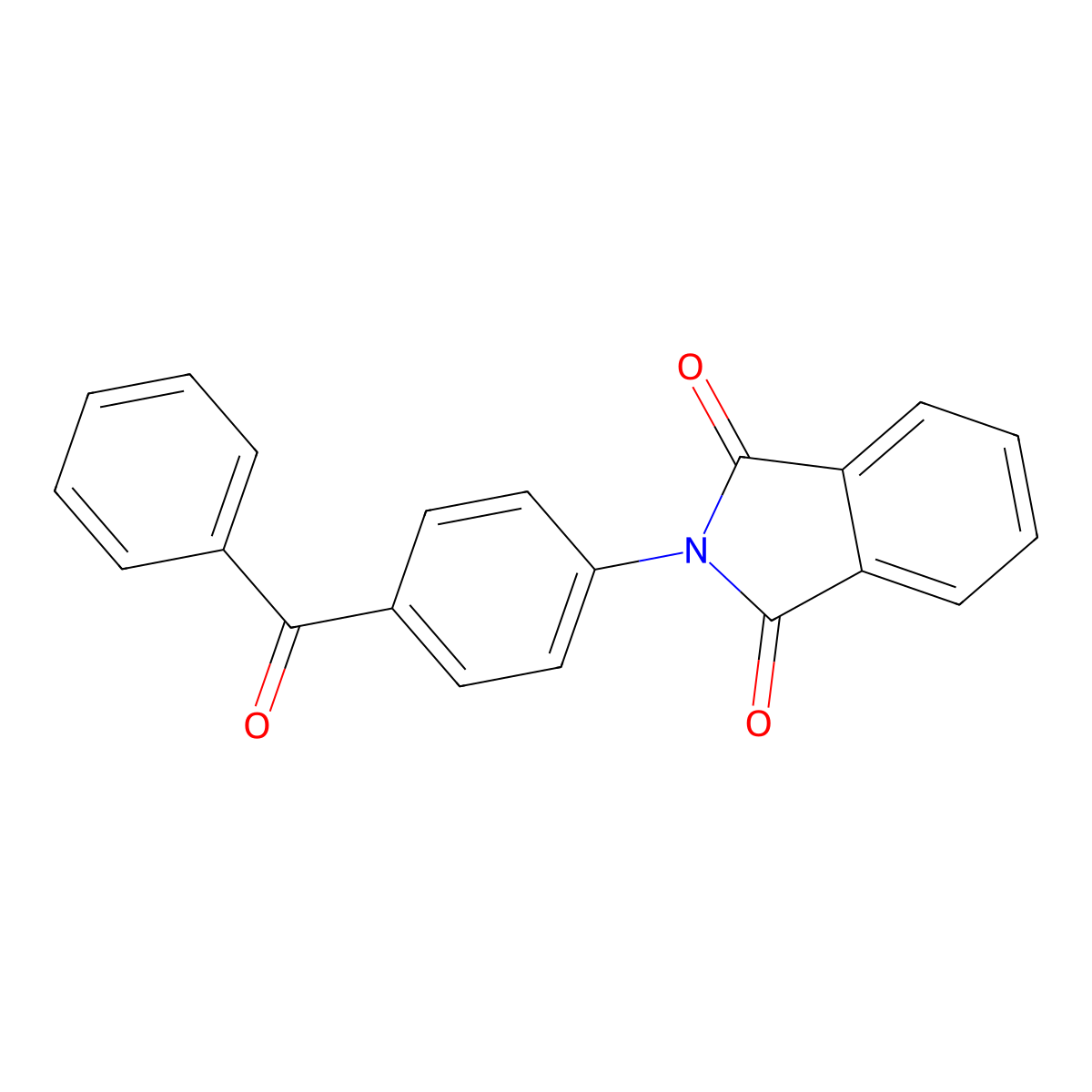 2-(4-Benzoylphenyl)isoindole-1,3-dione molecular structure, CAS 40101-60-8