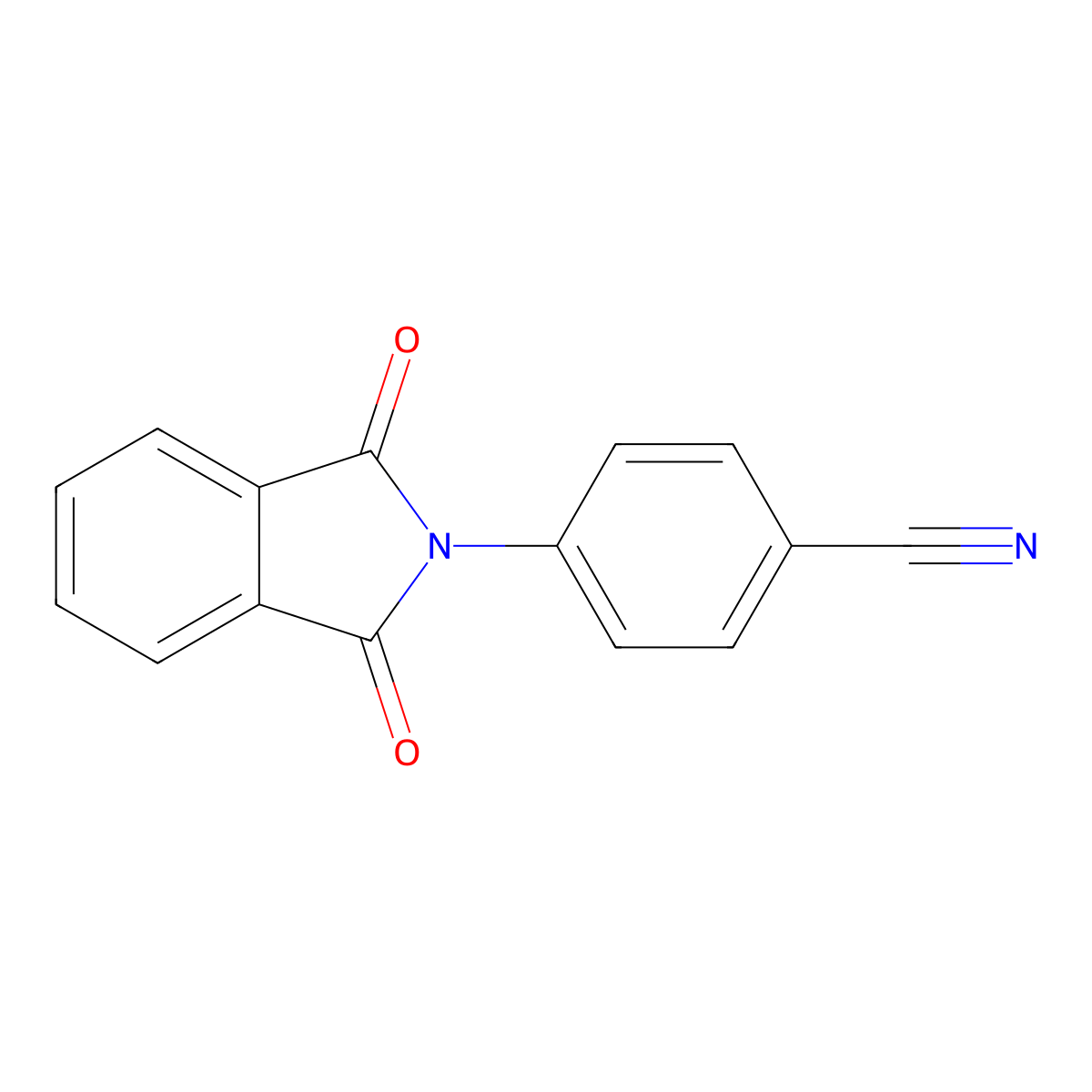 4-(1,3-Dioxo-1,3-dihydro-2H-isoindol-2-yl)benzonitrile molecular structure, CAS 40101-61-9