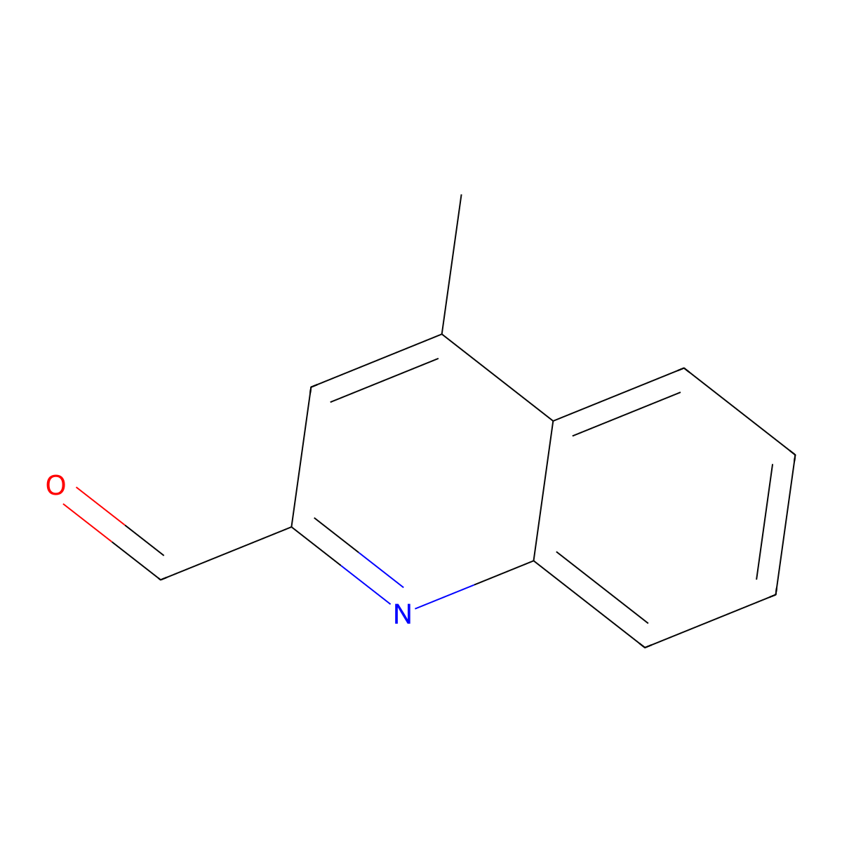 4-Methylquinoline-2-carbaldehyde molecular structure, CAS 40105-30-4