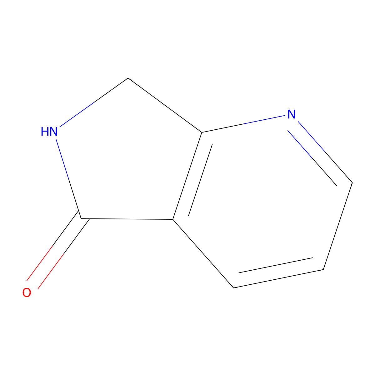 5H,6H,7H-pyrrolo(3,4-b)pyridin-5-one molecular structure, CAS 40107-93-5