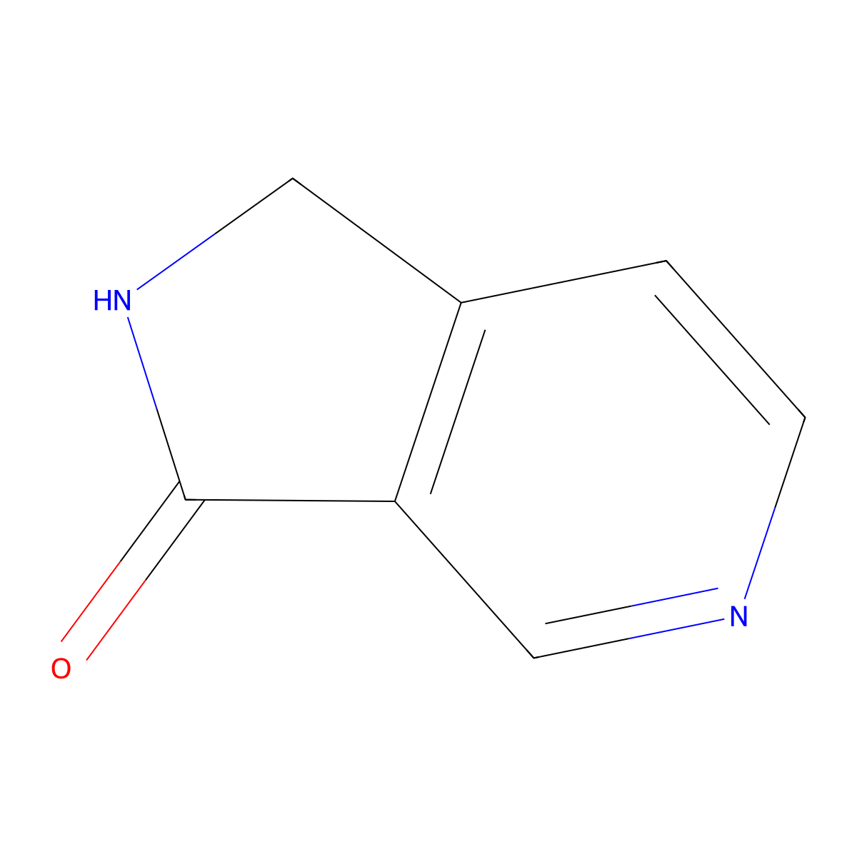 1,2-Dihydro-3H-pyrrolo(3,4-c)pyridin-3-one molecular structure, CAS 40107-95-7