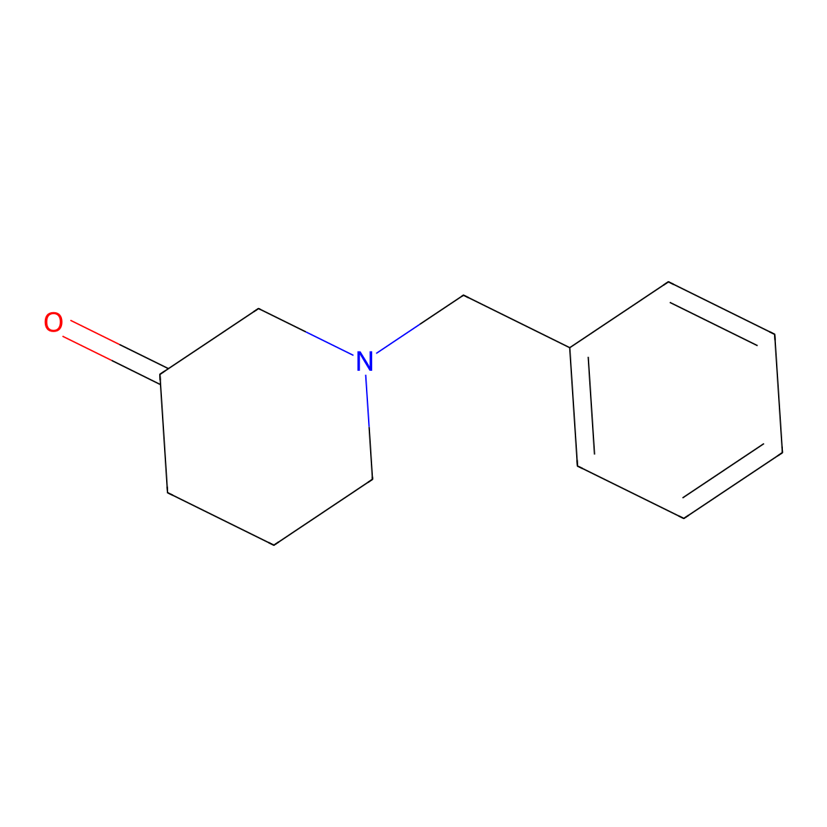 3-Piperidinone, 1-(phenylmethyl)- molecular structure, CAS 40114-49-6