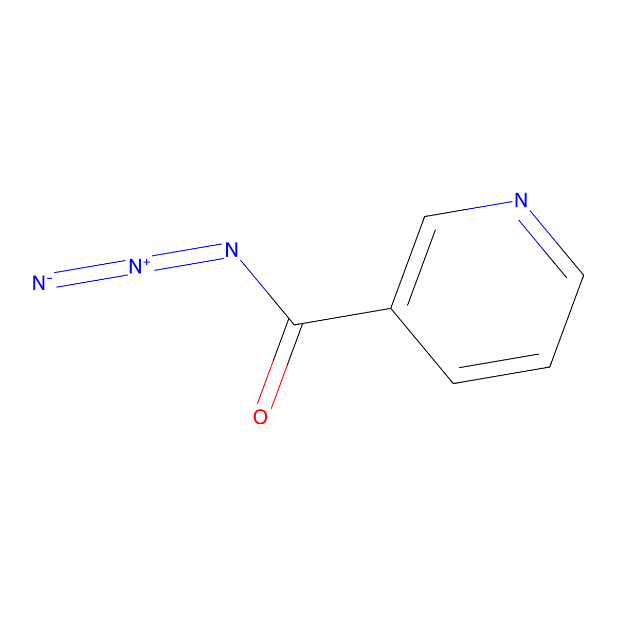 3-Pyridinecarbonyl Azide molecular structure, CAS 4013-72-3