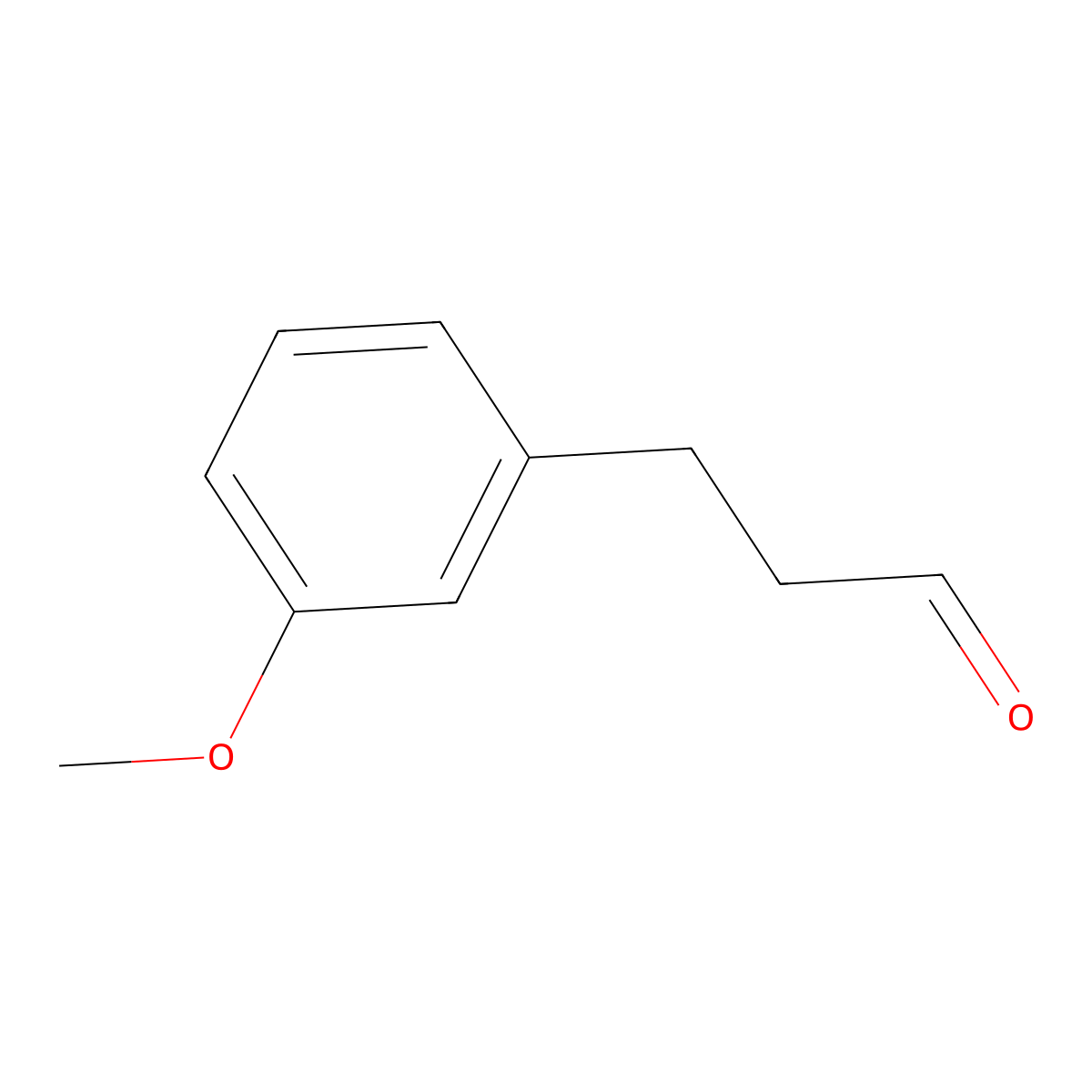 3-(3-Methoxyphenyl)propionaldehyde molecular structure, CAS 40138-66-7