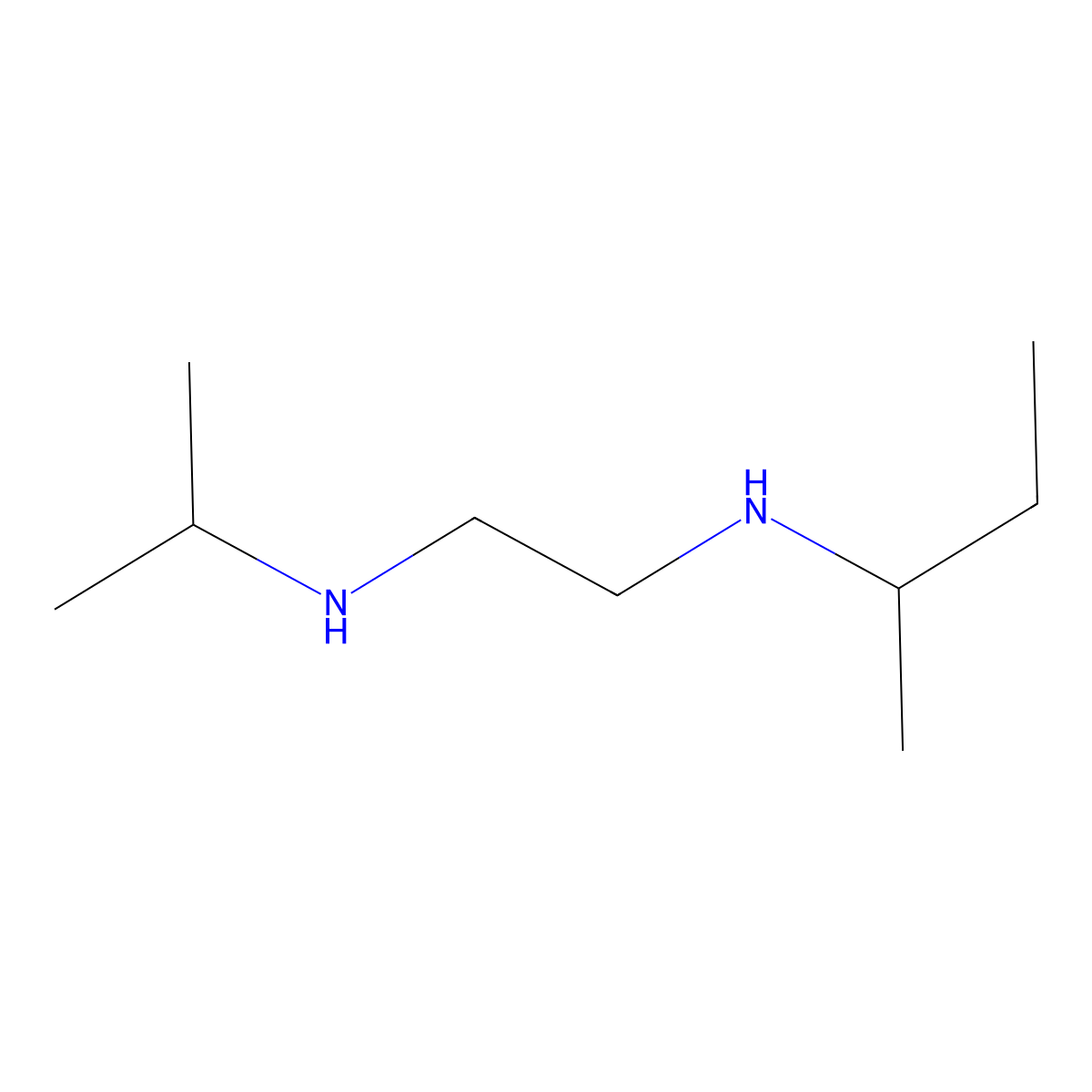 N~1~-(Butan-2-yl)-N~2~-(propan-2-yl)ethane-1,2-diamine molecular structure, CAS 4014-00-0