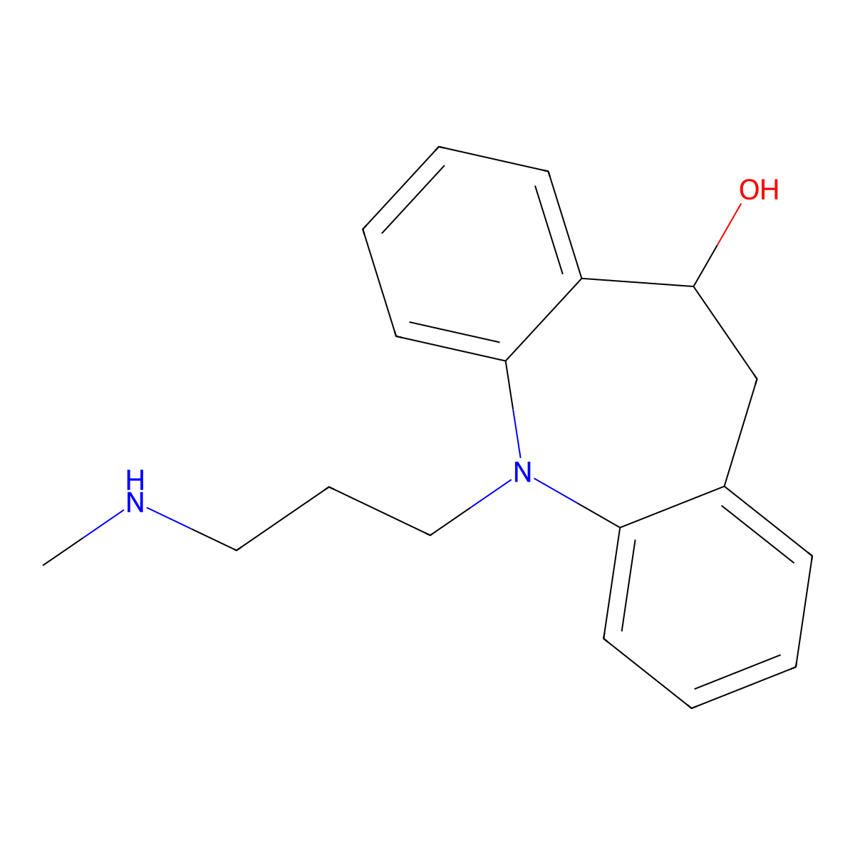10-Hydroxydesipramine molecular structure, CAS 4014-82-8