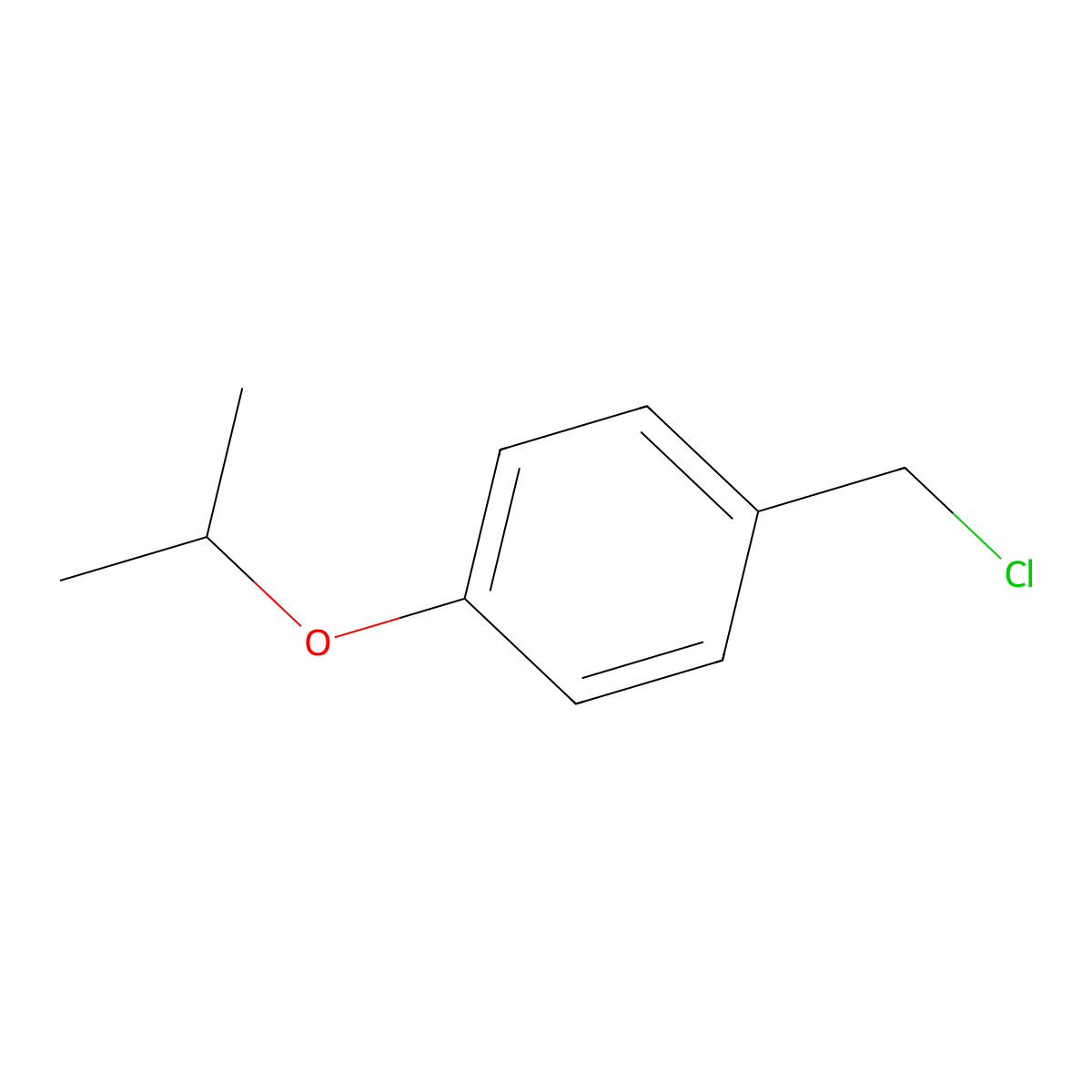 1-(Chloromethyl)-4-(propan-2-yloxy)benzene molecular structure, CAS 40141-12-6