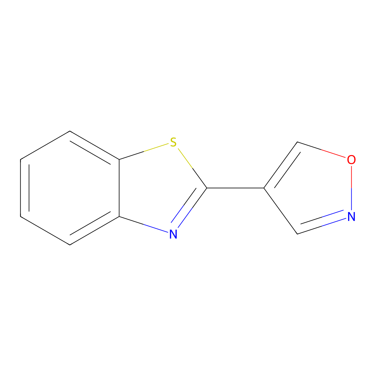 4-(Benzo[d]thiazol-2-yl)isoxazole molecular structure, CAS 40142-84-5