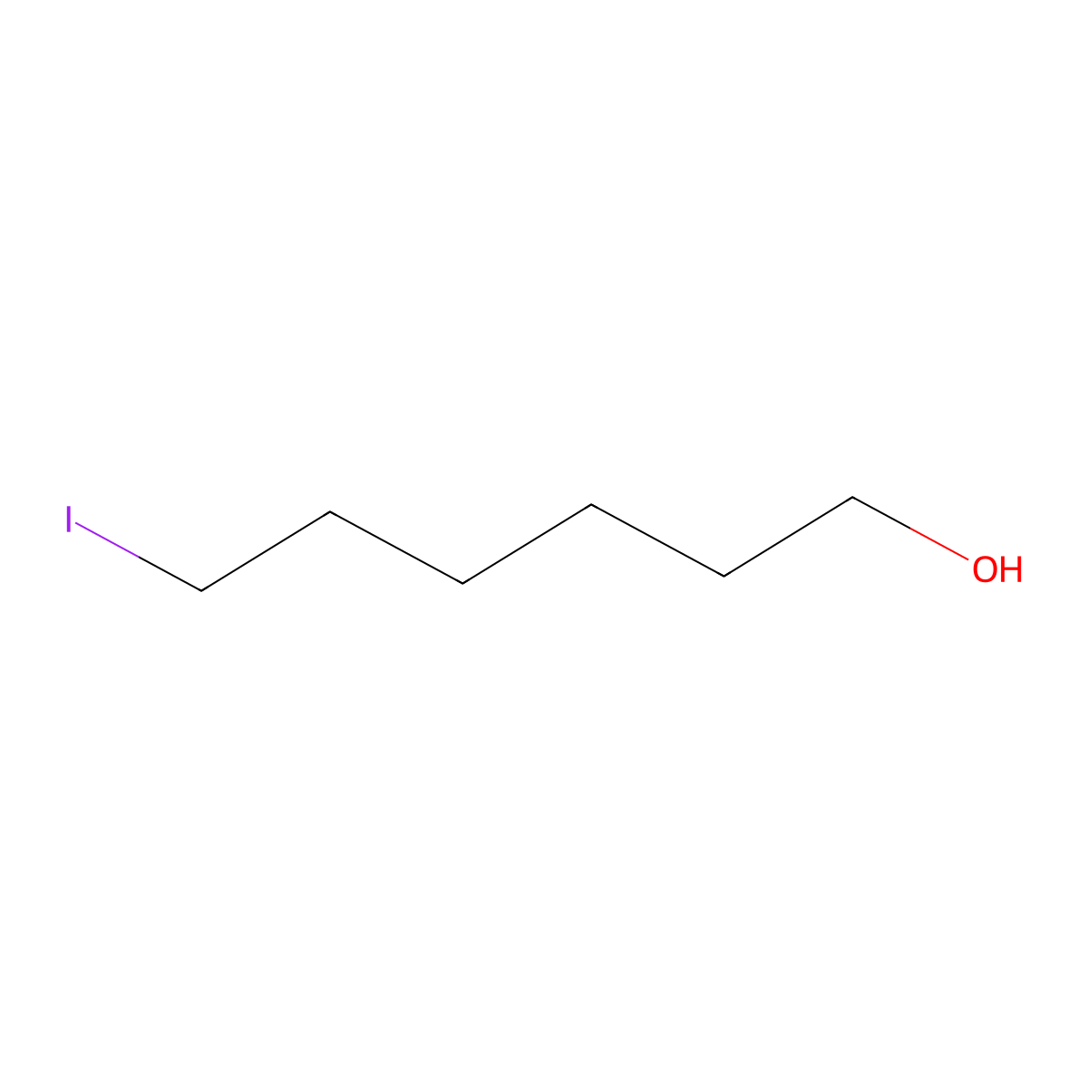 6-Iodo-1-hexanol molecular structure, CAS 40145-10-6