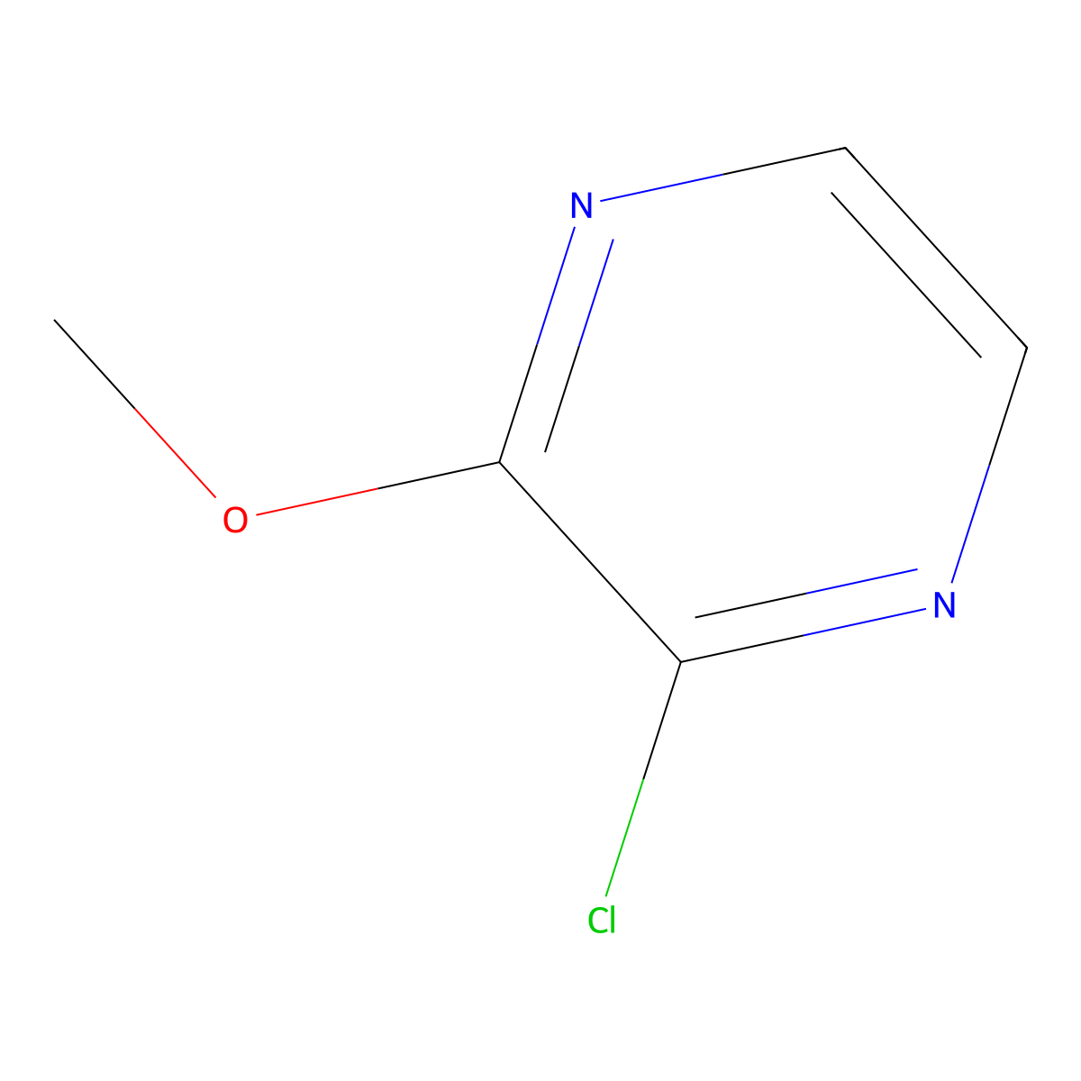 2-Chloro-3-methoxypyrazine molecular structure, CAS 40155-28-0