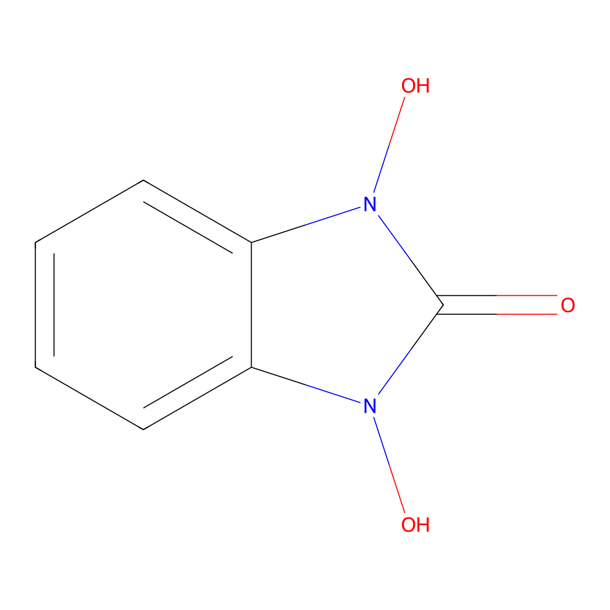 1,3-Dihydroxybenzimidazol-2-one molecular structure, CAS 40156-73-8