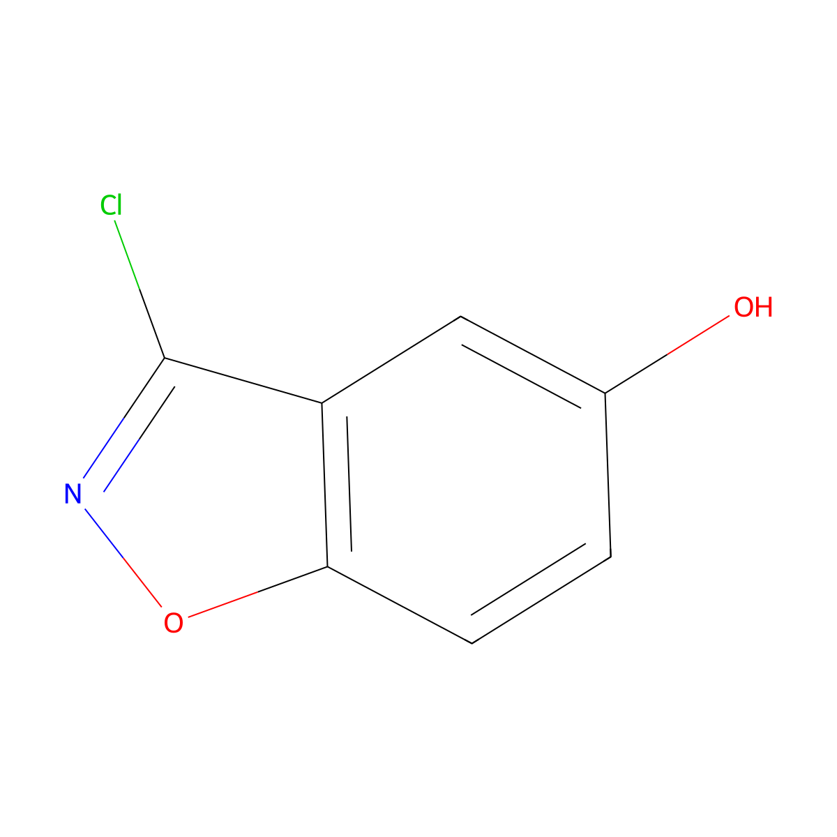 3-Chlorobenzo[d]isoxazol-5-ol molecular structure, CAS 401567-50-8