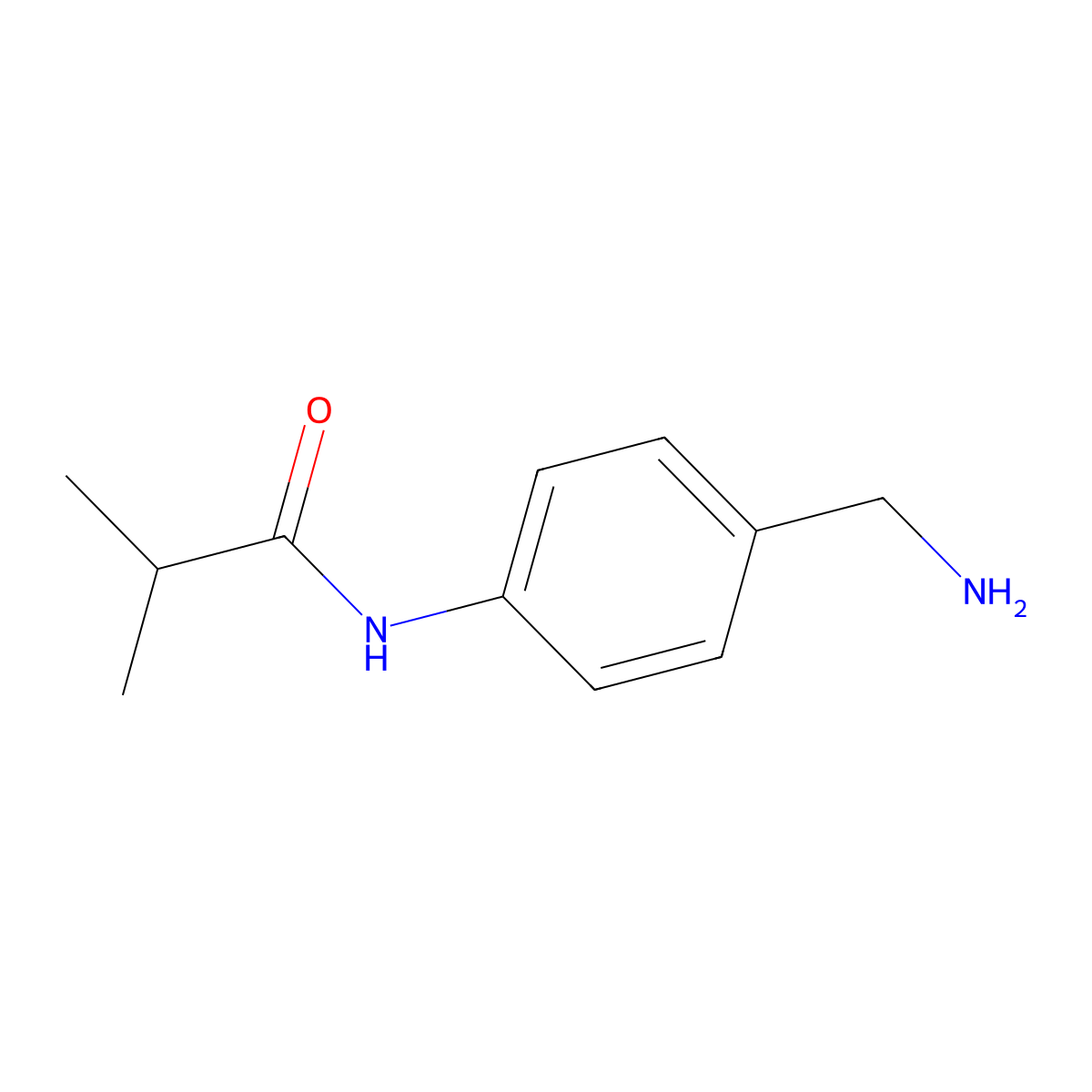 N-[4-(Aminomethyl)Phenyl]-2-Methylpropanamide molecular structure, CAS 401573-35-1