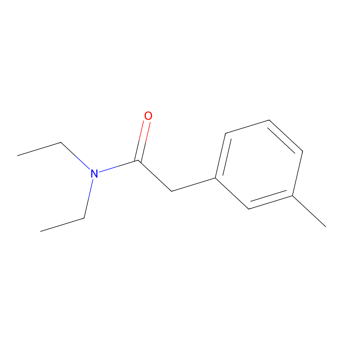 N,N-diethyl-2-(3-methylphenyl)acetamide molecular structure, CAS 401585-45-3
