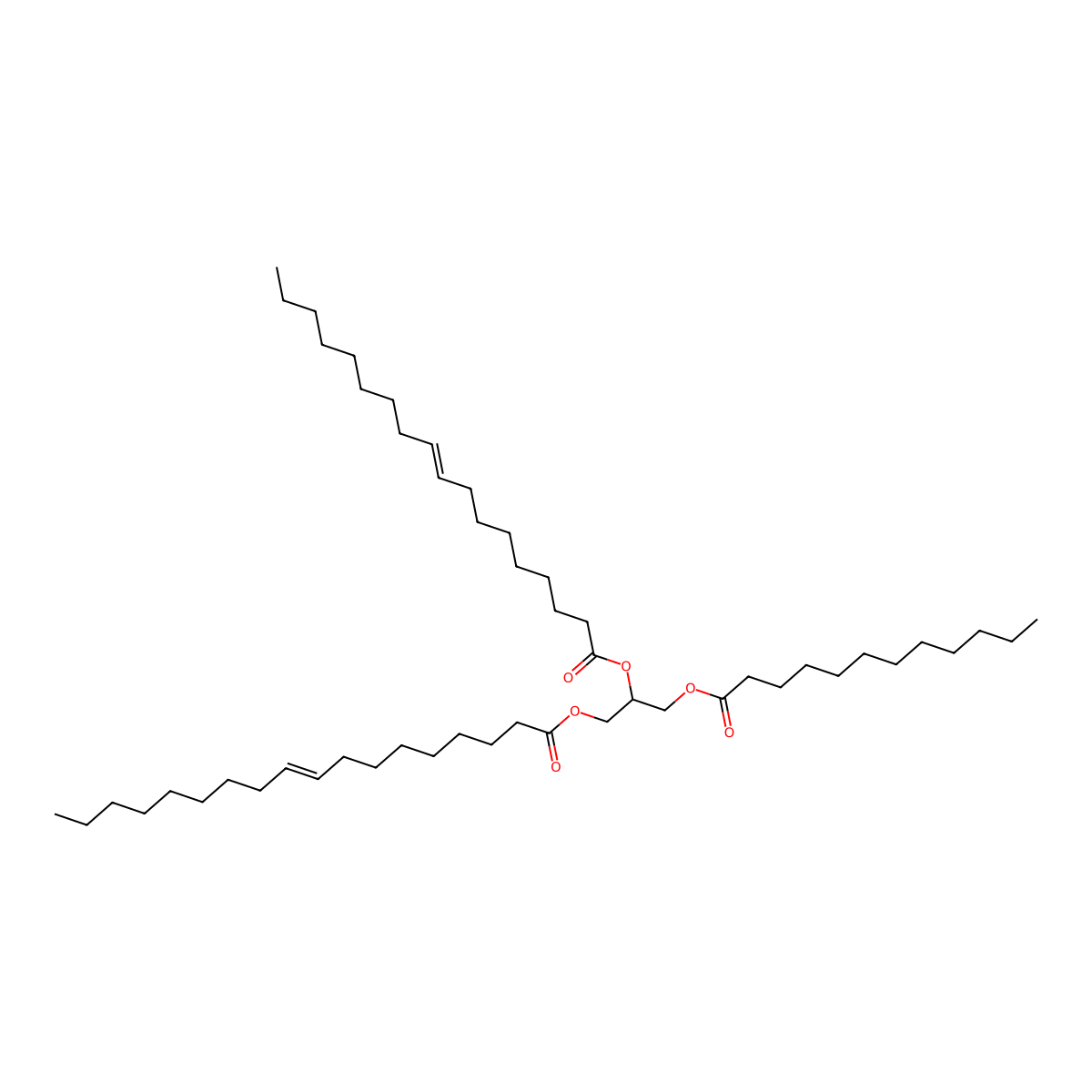 1,2-Olein-3-Laurin molecular structure, CAS 4016-52-8