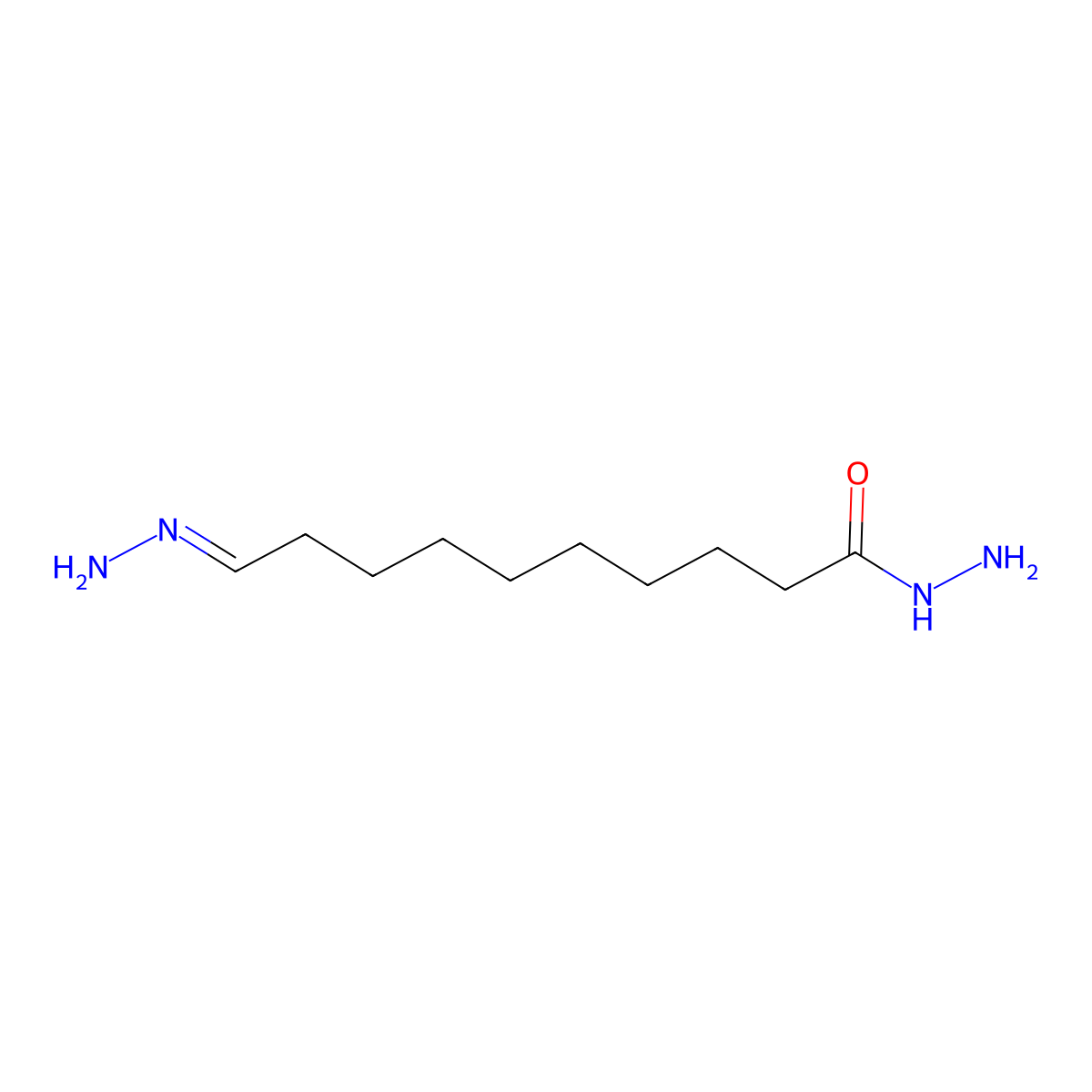 10-Hydrazinylidenedecanehydrazide molecular structure, CAS 401642-49-7