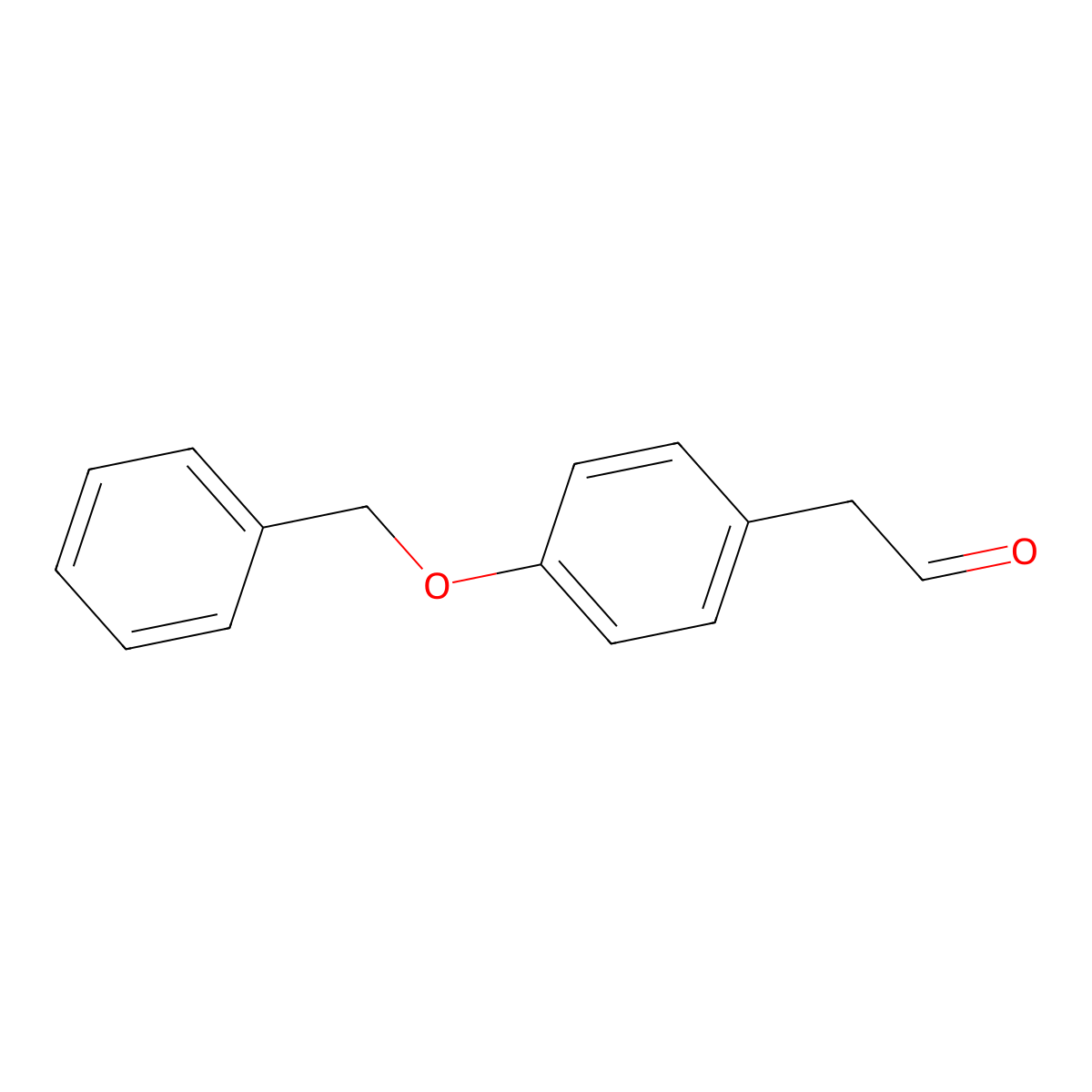 4-Benzyloxyphenylacetaldehyde molecular structure, CAS 40167-10-0