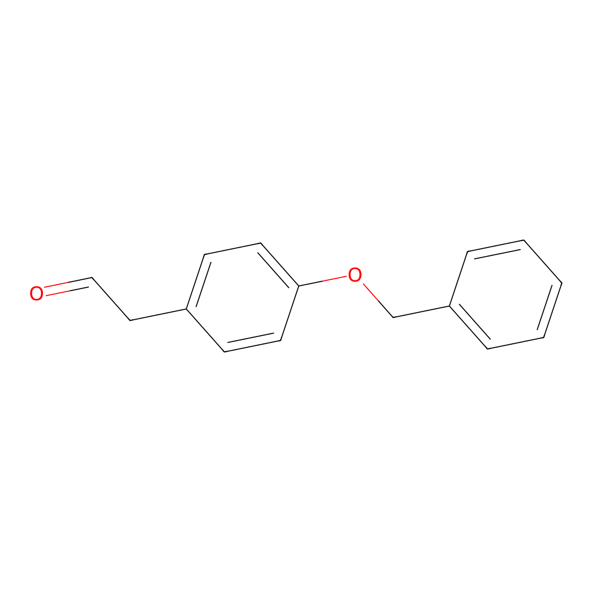4-Benzyloxyphenylacetaldehyde molecular structure, CAS 40167-10-0