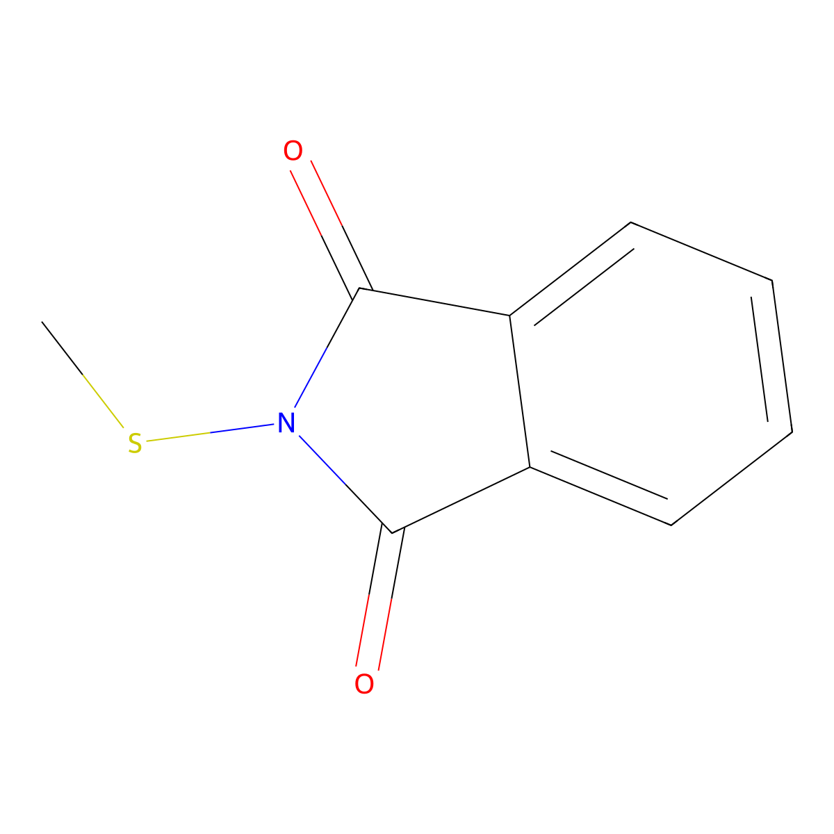 2-(Methylthio)isoindoline-1,3-dione molecular structure, CAS 40167-20-2