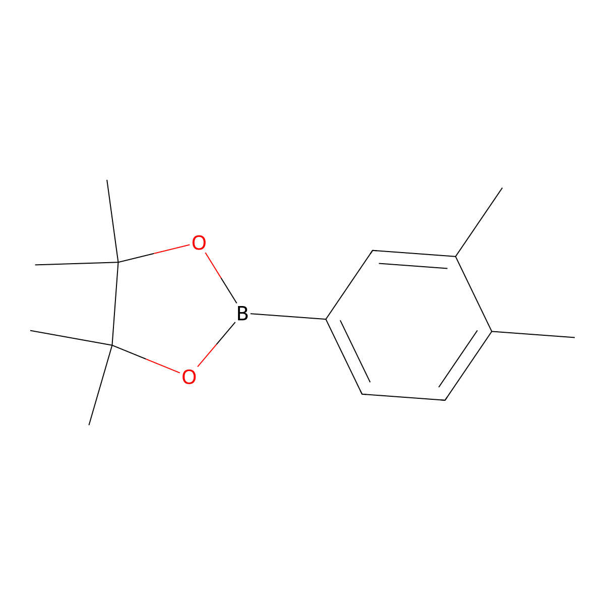 2-(3,4-Dimethylphenyl)-4,4,5,5-tetramethyl-1,3,2-dioxaborolane molecular structure, CAS 401797-00-0