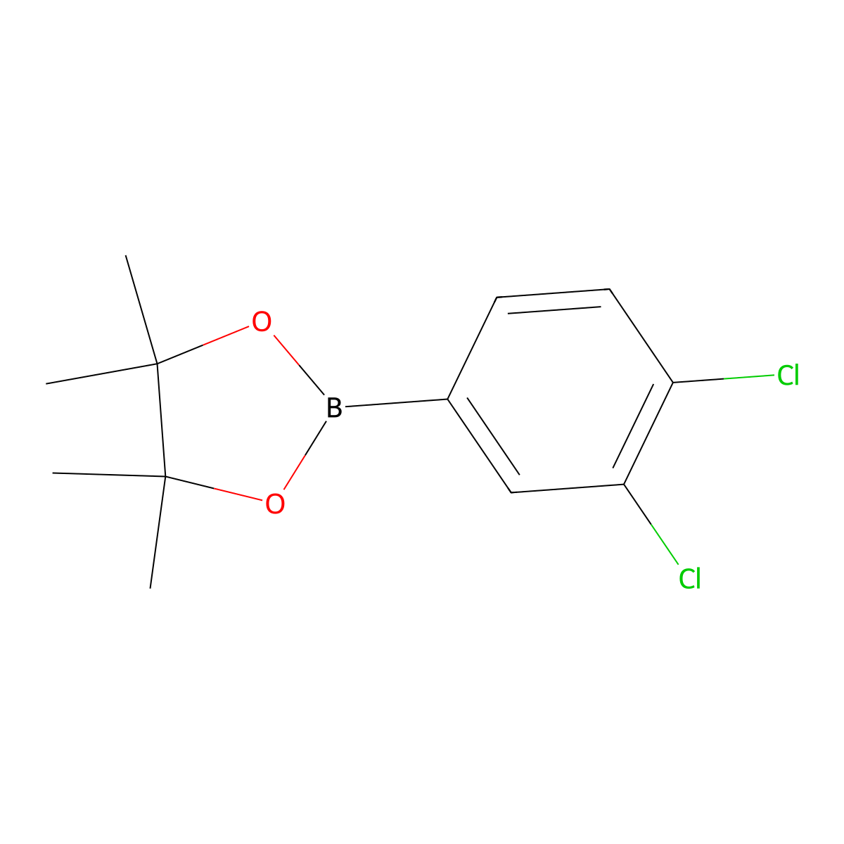 2-(3,4-Dichlorophenyl)-4,4,5,5-tetramethyl-1,3,2-dioxaborolane molecular structure, CAS 401797-02-2