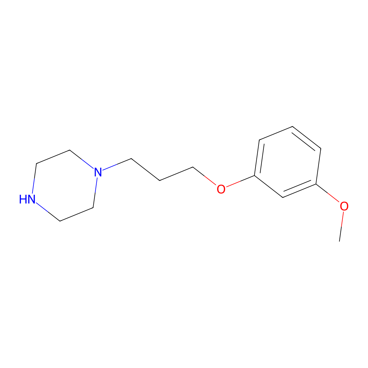 1-[3-(3-Methoxy-phenoxy)-propyl]-piperazine molecular structure, CAS 401802-32-2