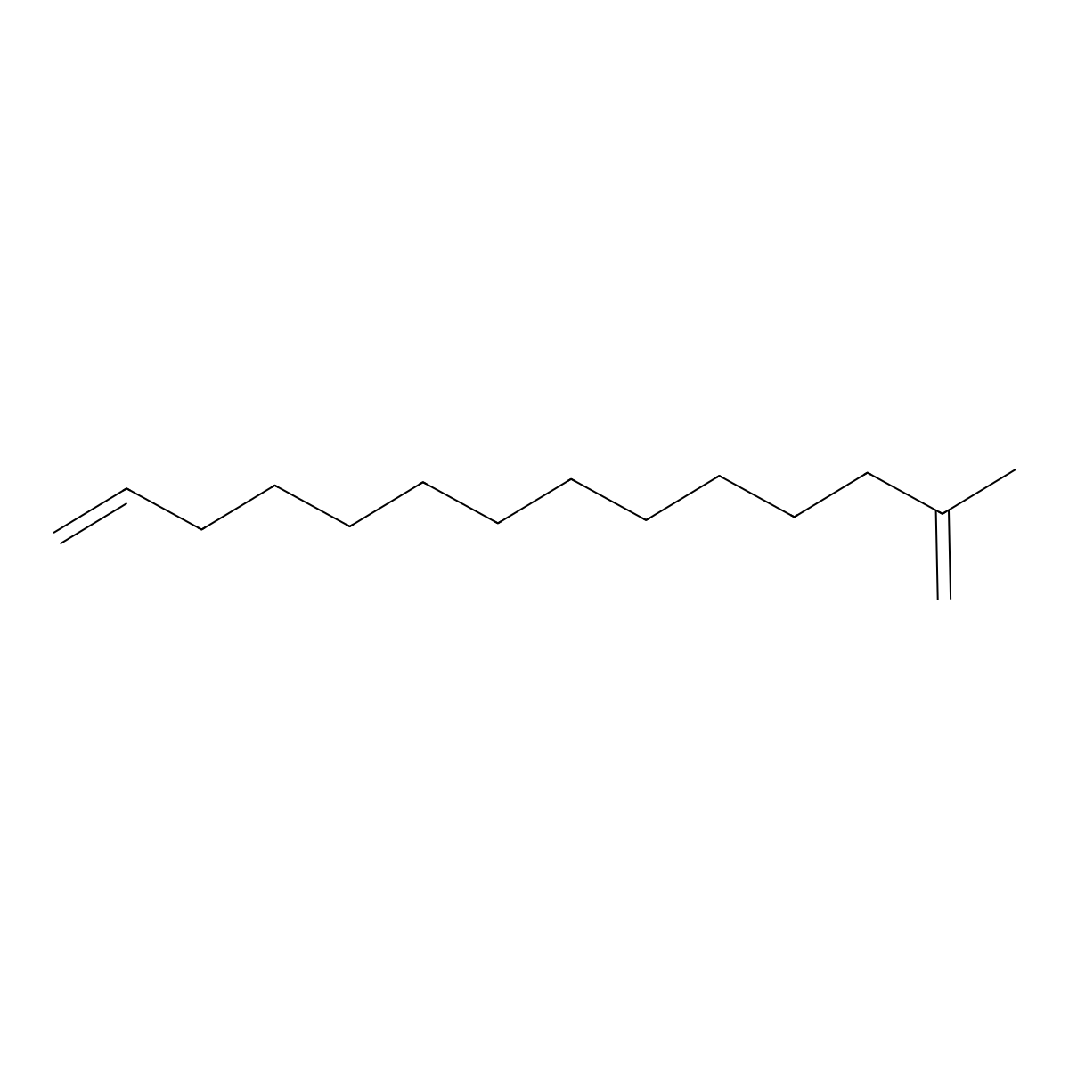 1,13-Tetradecadiene, 2-methyl- molecular structure, CAS 401810-49-9
