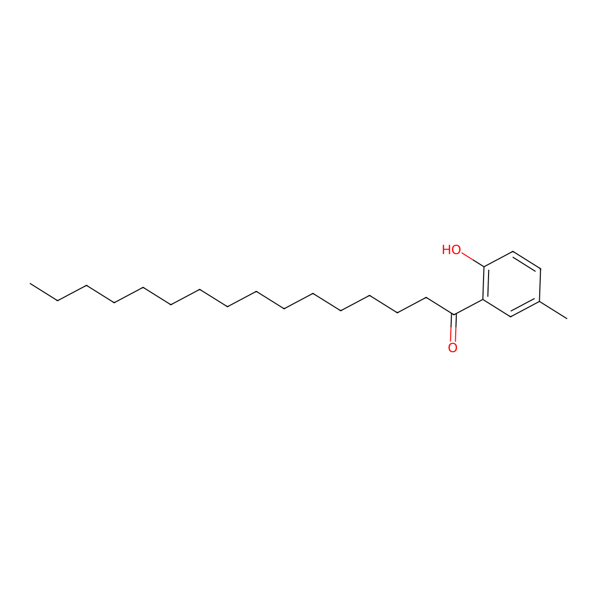 1-(2-Hydroxy-5-methylphenyl)hexadecan-1-one molecular structure, CAS 401835-22-1