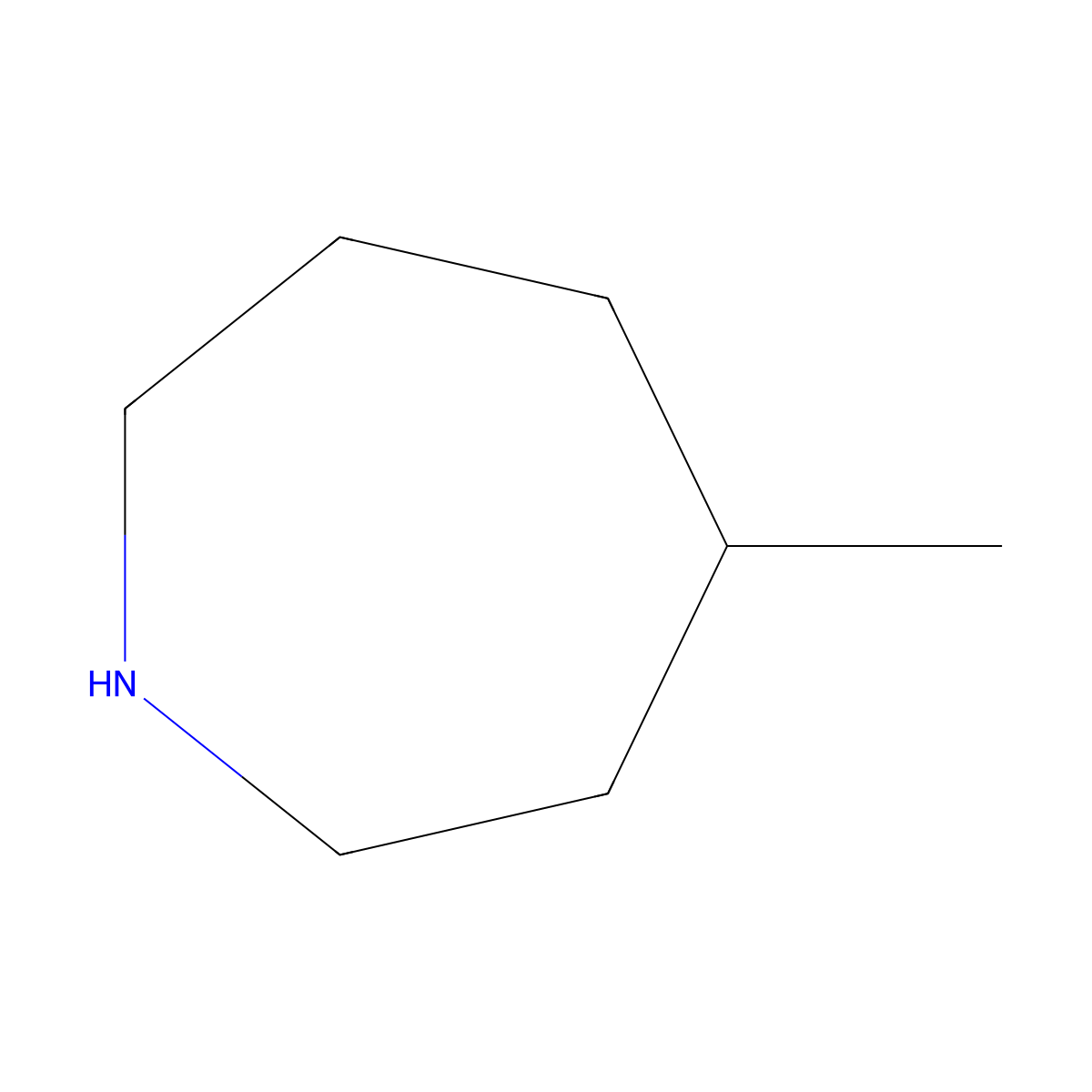 4-Methylazepane molecular structure, CAS 40192-30-1