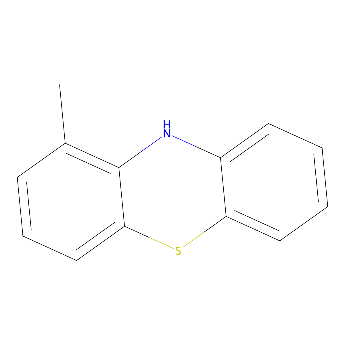 1-methyl-10H-phenothiazine molecular structure, CAS 4020-30-8