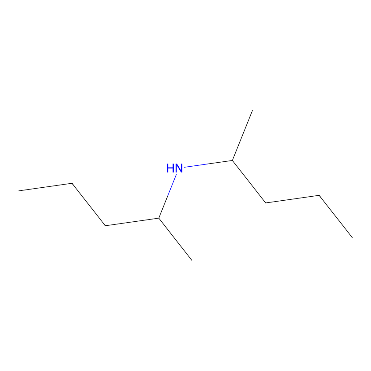 Bis(2-methylbutyl)amine molecular structure, CAS 40221-44-1