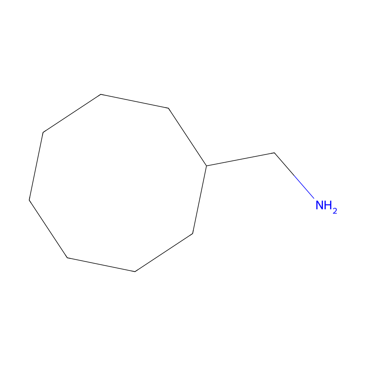 Cyclooctylmethylamine molecular structure, CAS 40221-52-1